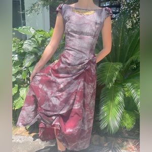 Hand Painted and Embellished Ballgown